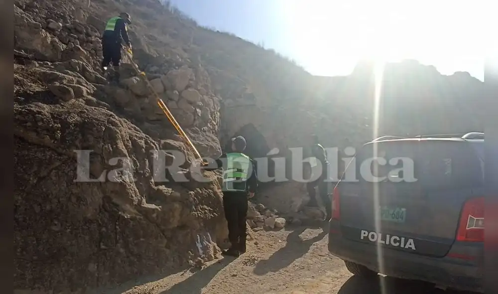 Arequipa. investigan la identidad de la víctima que fue estrangulada. Foto PNP