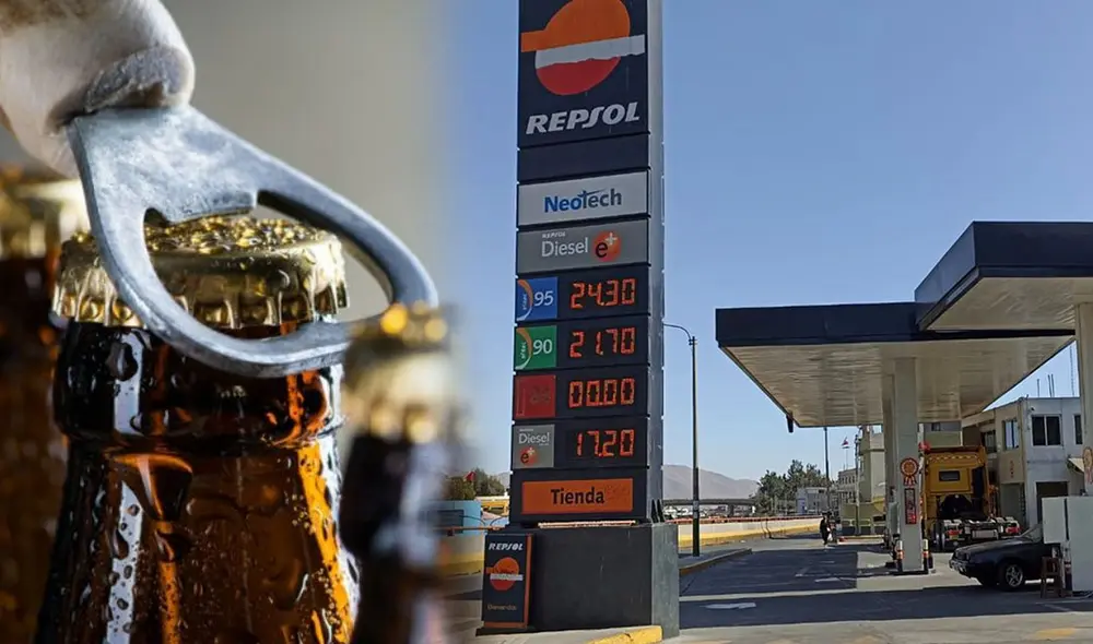 Aunque en los grifos se vendan bebidas alcohólicas, estas jamás deben de ser consumidas dentro del local. Foto: composición LR/GLR