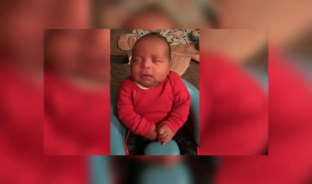 Desliza para descubrir la reacción del bebé a un audio de él mismo llorando. Fotos: Facebook. Desliza para descubrir la reacción del bebé a un audio de él mismo llorando. Fotos: Facebook.