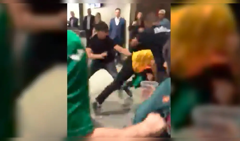 McGregor vs Khabib: fans se agarraron a golpes en el coliseo tras UFC 229 [VIDEO]