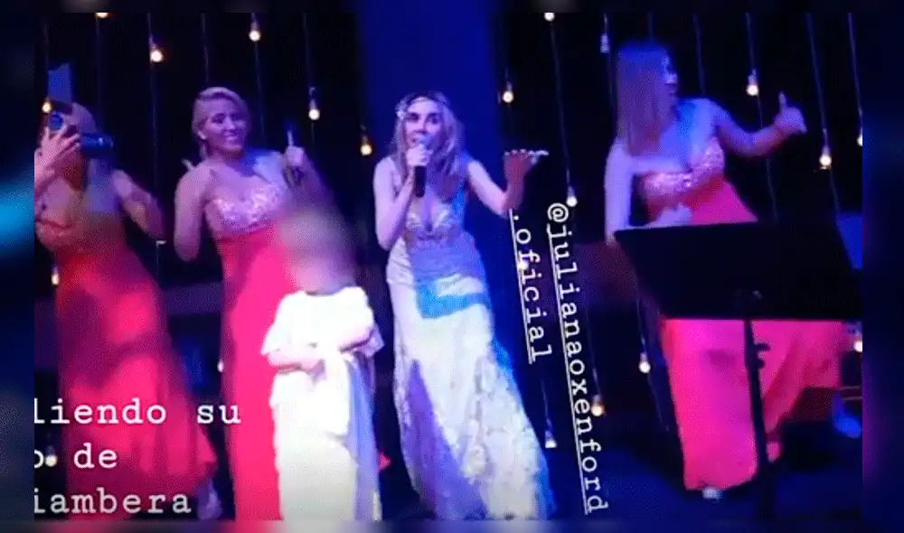 Juliana Oxenford se casó e invitó a 'Pintura Roja' para celebrarlo a lo grande