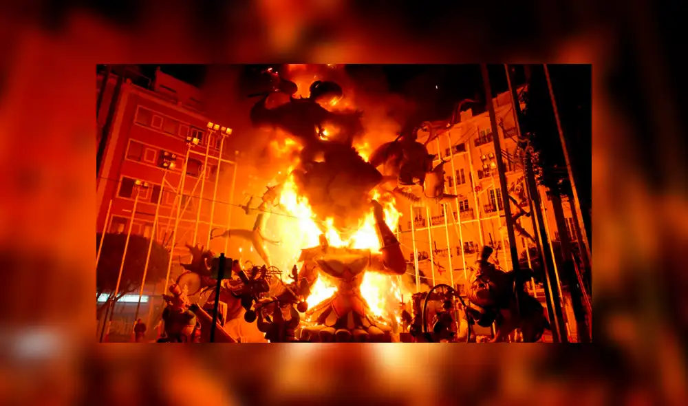 Las Fallas Valencias del año pasado recibió la visita de un millón de turistas. Foto: Difusión.