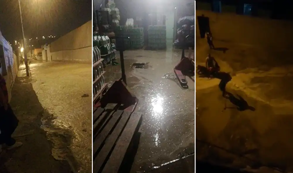 La zona afectada en la urbanización Zapallal Alto luce como un desastre natural. (Foto: Composición) La zona afectada en la urbanización Zapallal Alto luce como un desastre natural. (Foto: Composición)