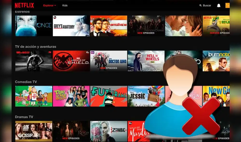 Aprende a eliminar un perfil o cancelar una cuenta de Netflix [FOTOS]