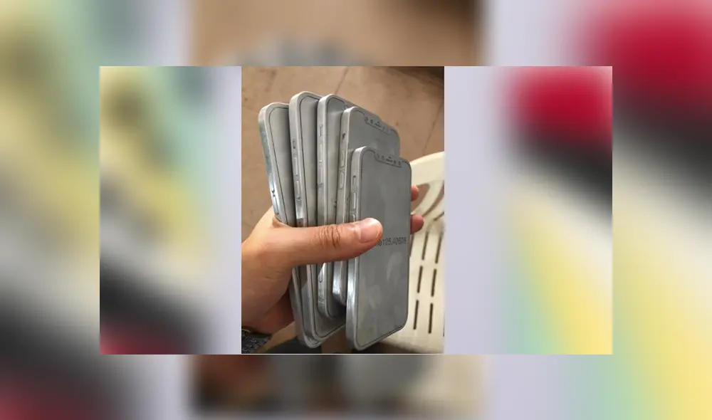 Desliza para ver las fotos filtradas de los supuestos modelos del iPhone 12. Foto: Jin Store / Twitter.