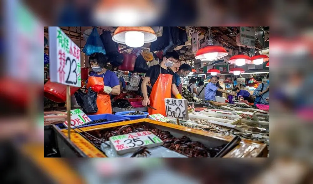No solo en China, en otro rincones de Asia, prosigue el comercio en los "mercados húmedos". Foto: EFE