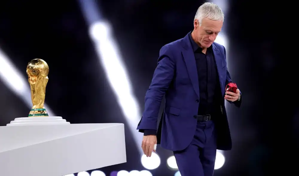 Deschamps renovó su contrato con Francia. Ganó un Mundial (2018) y perdió una final (2022). Foto: EFE