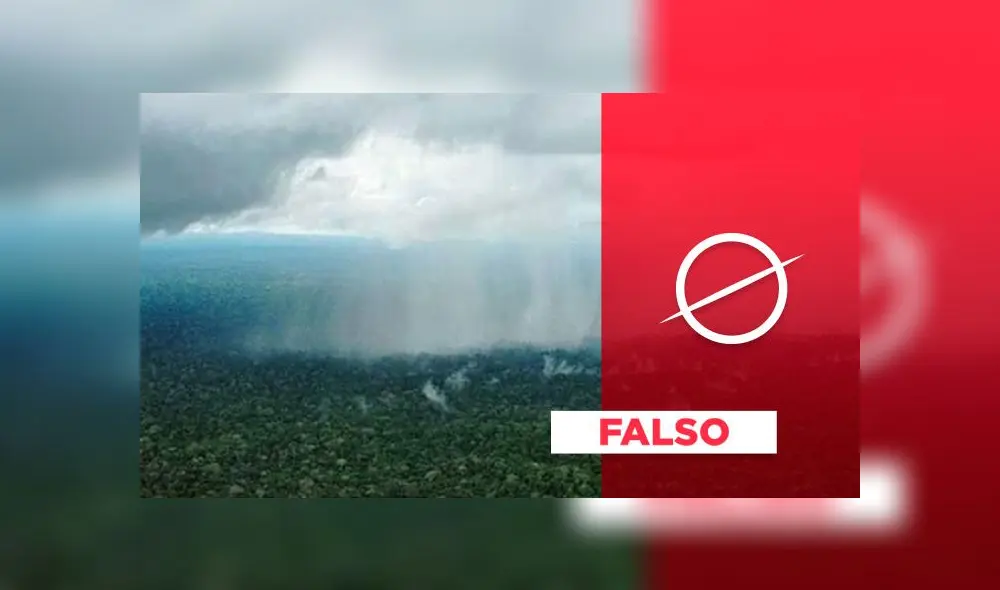 Imagen no corresponde a la lluvia leve que se presentó en Amazonas, Brasil.