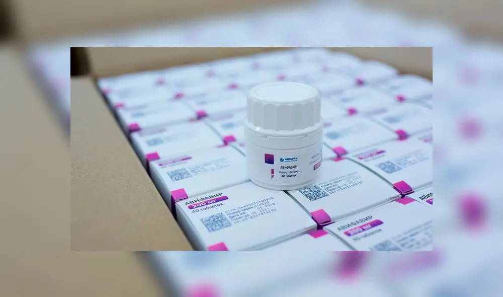 Avifavir, medicamento contra el coronavirus. Foto: Difusión. Avifavir, medicamento contra el coronavirus. Foto: Difusión.