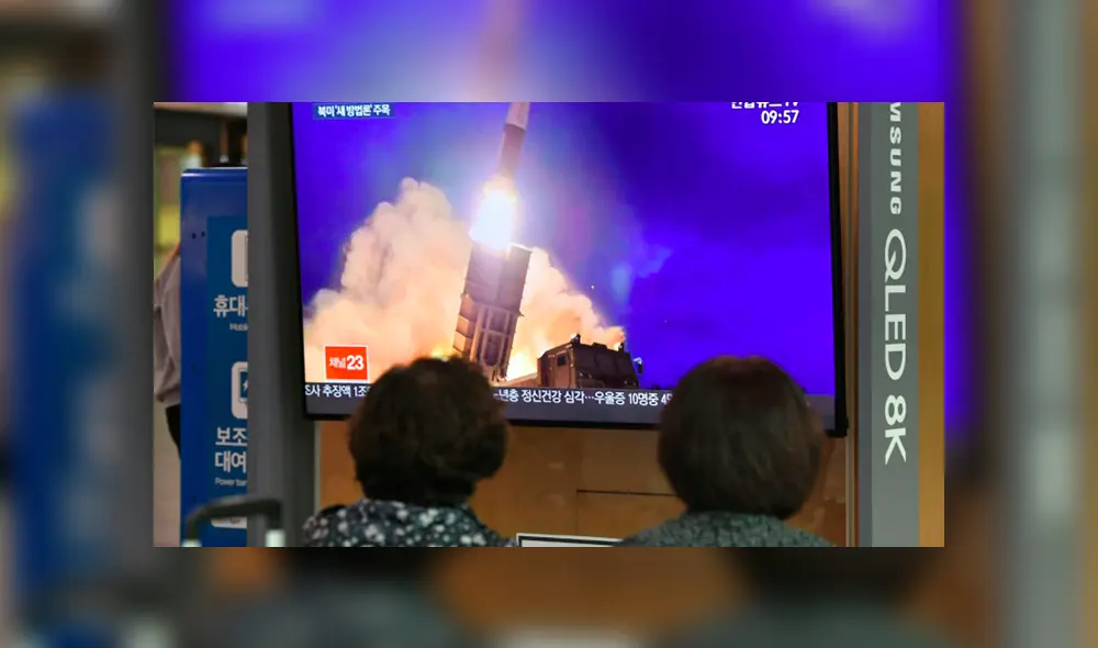 El lanzamiento de unos de los proyectiles habría violado territorio japonés. (AFP)