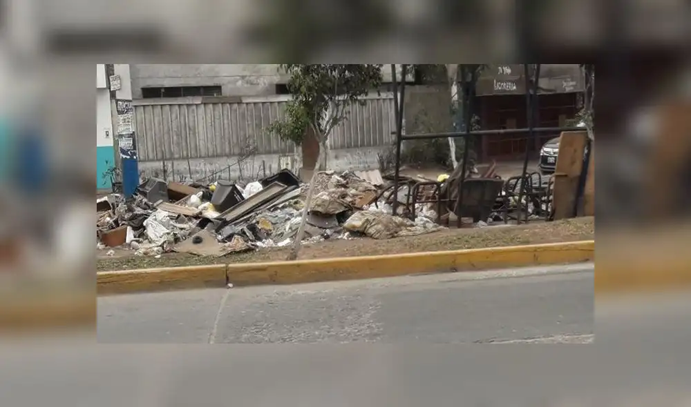 SMP: residuos que son arrojados en ciclovía afectan la salud pública
