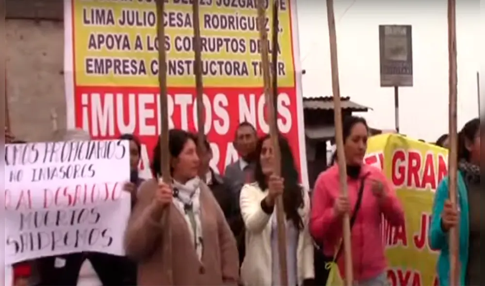 La ordenanza judicial señala que el desalojo está programado para el próximo 25 de junio. (Foto: Captura video) La ordenanza judicial señala que el desalojo está programado para el próximo 25 de junio. (Foto: Captura video)