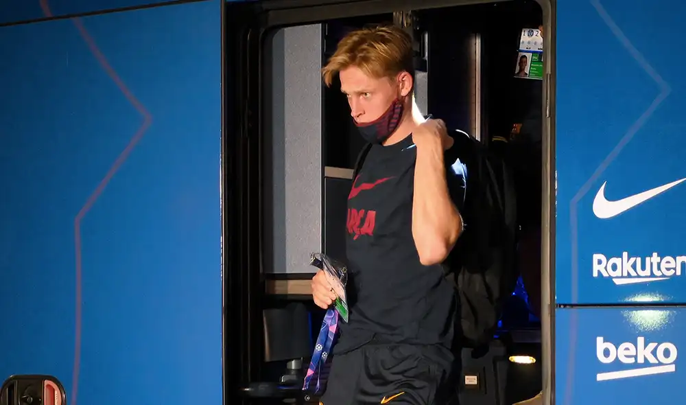 Frenkie De Jong habló tras la derrota ante el Bayern. (FOTO: AFP). Frenkie De Jong habló tras la derrota ante el Bayern. (FOTO: AFP).