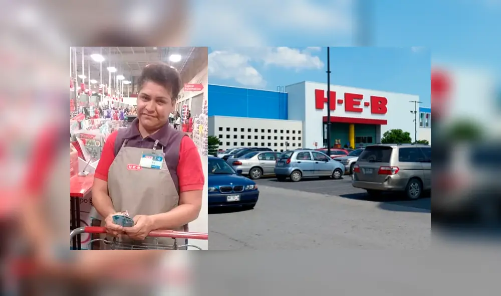 La empleada trabaja en el supermercado HEB. (Foto: facebook ConecTAM) La empleada trabaja en el supermercado HEB. (Foto: facebook ConecTAM)