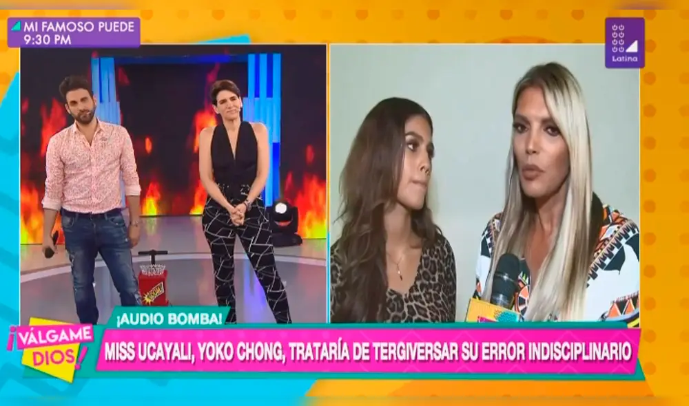 Jessica Newton descubre que integrante del Miss Perú difundió video de Anyella
