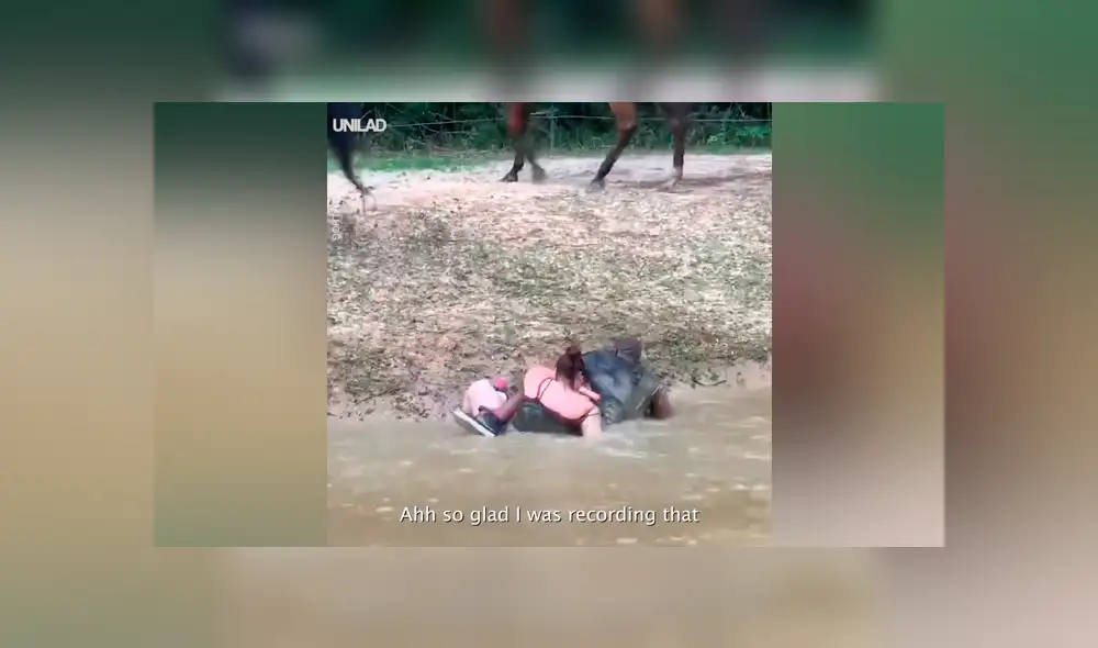 Facebook viral: pareja monta un caballo salvaje, sin imaginar que sufrirían terrible accidente [VIDEO] 
