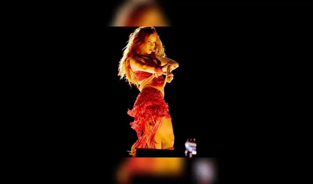 Shakira abrió el show de medio tiempo. Foto: AFP Shakira abrió el show de medio tiempo. Foto: AFP