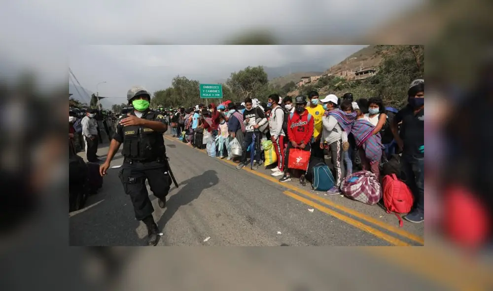 Las personas que den negativo y la prueba y no presenten síntomas, serán llevadas a sus regiones, pero deberán pasar una cuarentena antes de regresar a sus viviendas. (Foto: Aldair Mejía / La República) Las personas que den negativo y la prueba y no presenten síntomas, serán llevadas a sus regiones, pero deberán pasar una cuarentena antes de regresar a sus viviendas. (Foto: Aldair Mejía / La República)