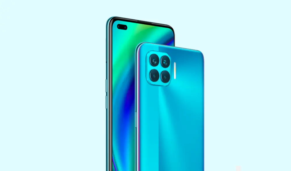 Cuenta con doble cámara frontal (16 MP + 2 MP) y cuádruple cámara trasera (48 MP + 8 MP + 2 MP +  2 MP). | Foto: Oppo