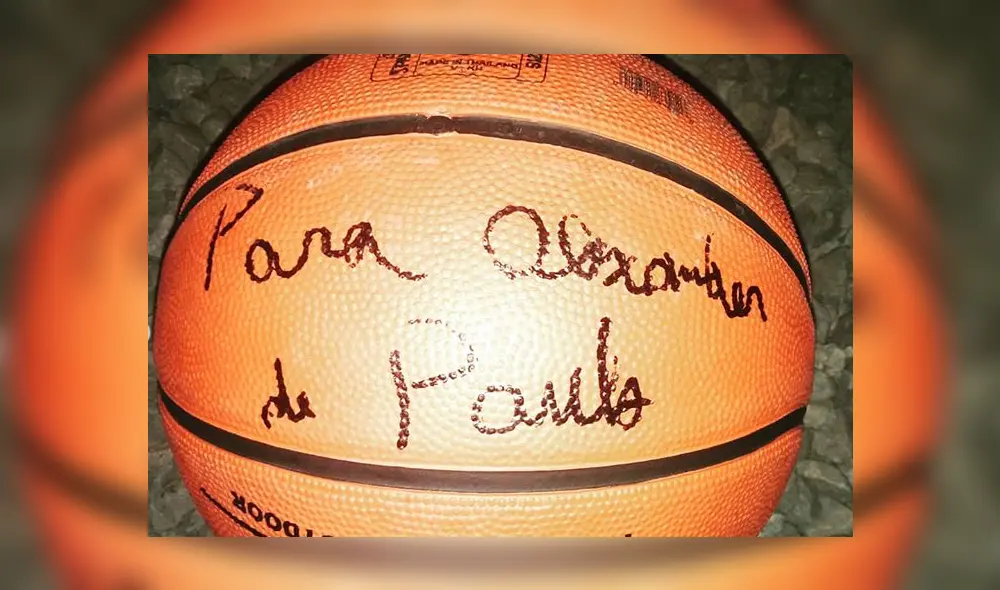 "Para Alexander, de Paulo", escribió el cantante. Foto: Instagram