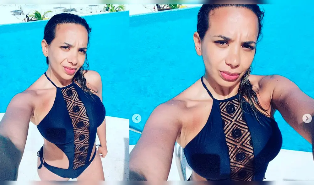 Mónica Cabrejos no teme a críticas y presume su figura en diminuto bikini [VIDEO]