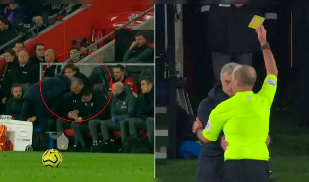 Premier League: Mourinho se ganó la tarjeta amarilla por espiar apuntes del equipo rival. Premier League: Mourinho se ganó la tarjeta amarilla por espiar apuntes del equipo rival.