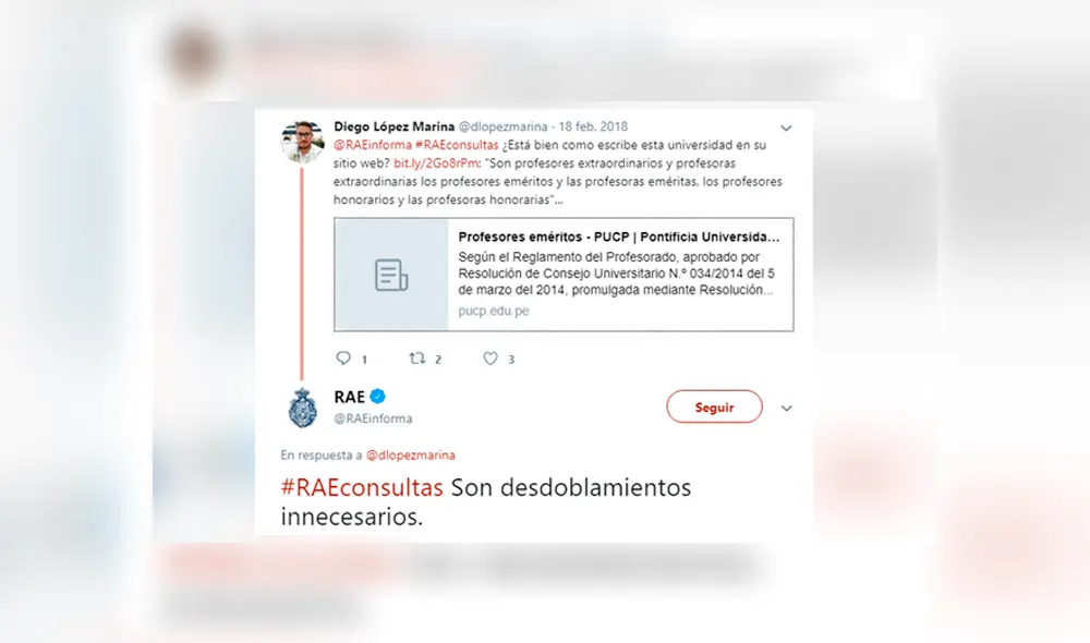 Twitter viral: PUCP usó un texto inclusivo en su web y la RAE se manifiesta por esto [FOTOS] 