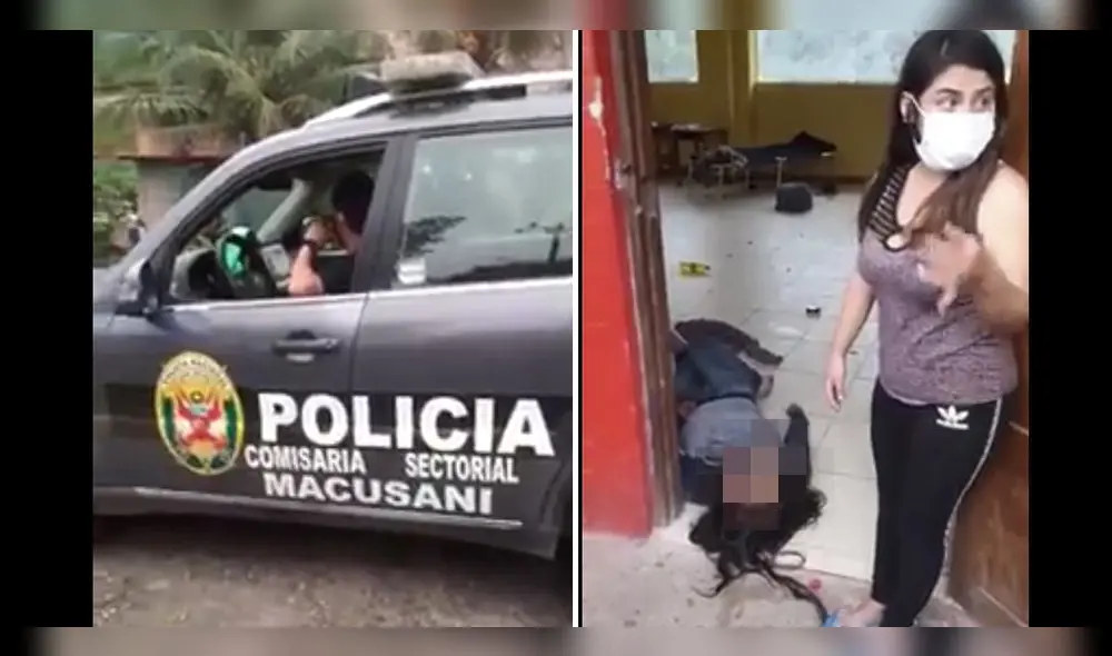 Agentes policiales fueron descubiertos tomando licor con mujeres. Usaron el patrullero de Macusani para huir. Agentes policiales fueron descubiertos tomando licor con mujeres. Usaron el patrullero de Macusani para huir.