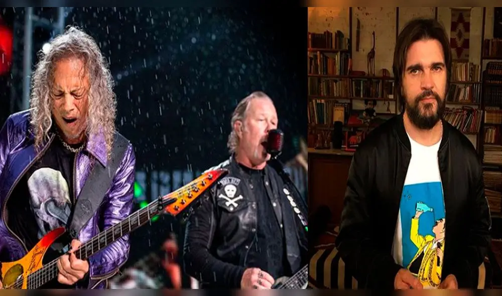 Juanes revela sus deseos de tocar con Metallica Juanes revela sus deseos de tocar con Metallica