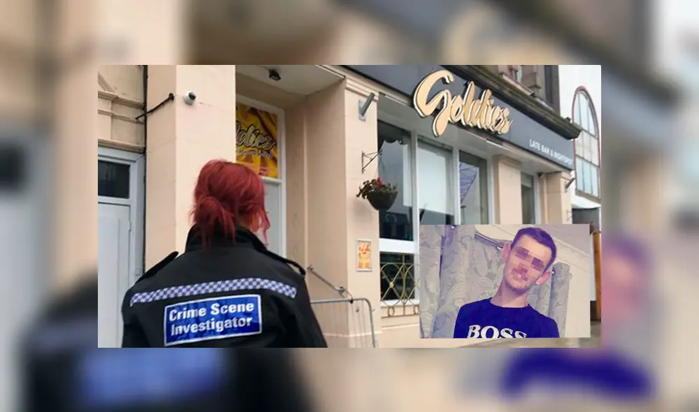 La policía y el servicio de emergencias fue alertado de una persona inconsciente fuera del bar. (Captura: The Mirror)