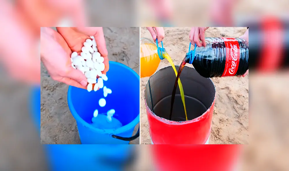 Desliza hacia la izquierda para ver el resultado del experimento que se viralizó en YouTube.