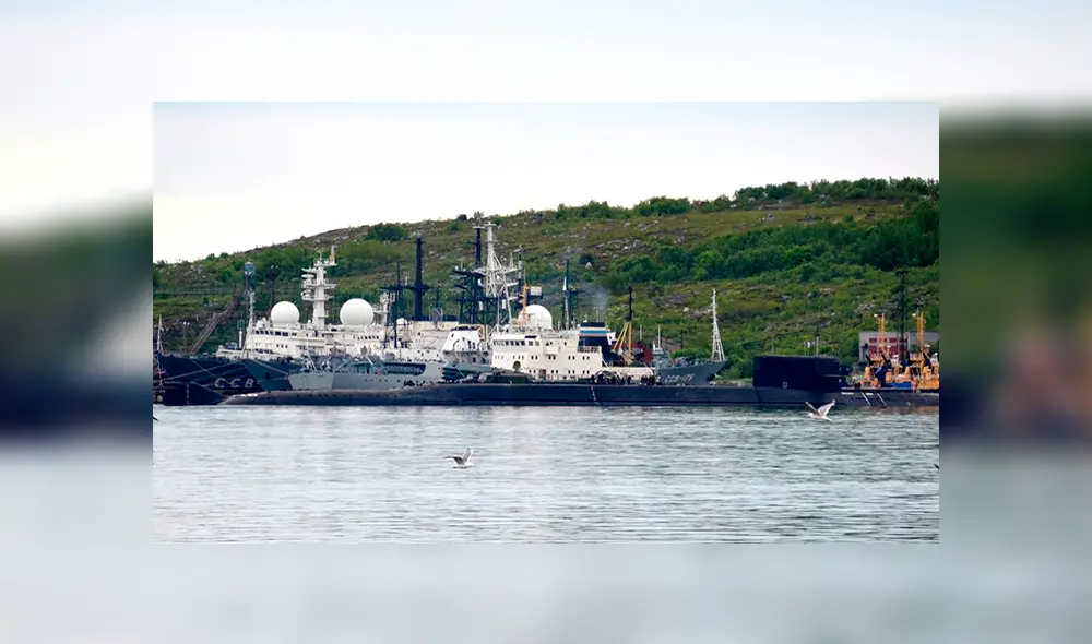 Catorce marineros rusos fallecieron a bordo de un submarino. Foto: AFP Catorce marineros rusos fallecieron a bordo de un submarino. Foto: AFP