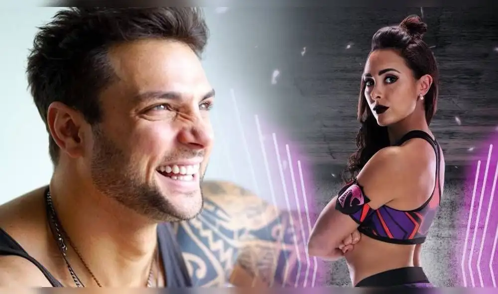 Las imágenes muestran a Nicola Porcella pidiendo a su compañera que le diga ‘guapo'. (Foto: Composición / Instagram)