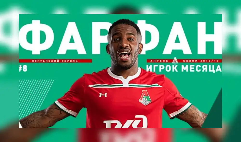 Jefferson Farfán. Foto: Lokomotiv Jefferson Farfán. Foto: Lokomotiv