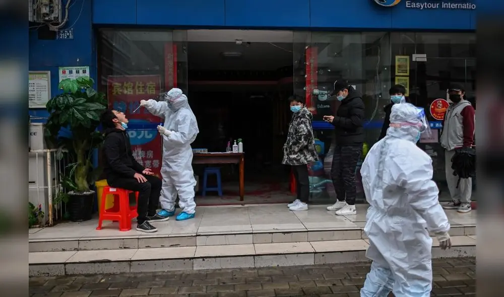 Un equipo de expertos de la OMS llegó el 14 de enero a Wuhan para investigar los orígenes del nuevo coronavirus. Foto: AFP