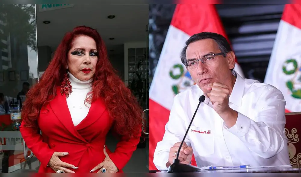 Monique Pardo le pide a Martín Vizcarra que le de un seguro. Foto: Archivo