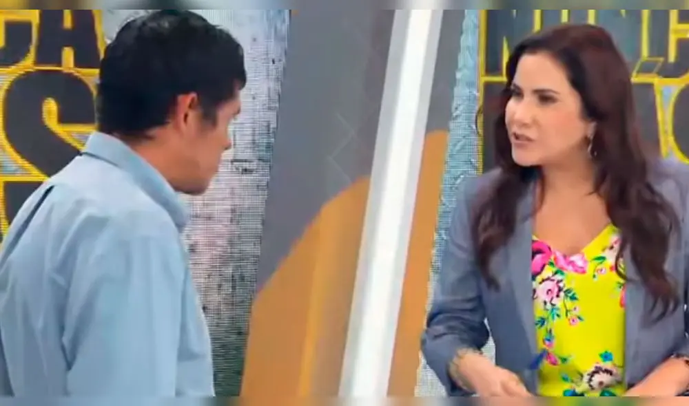 Andrea Llosa enfurece con hombre que no quiere a sus siete hijos