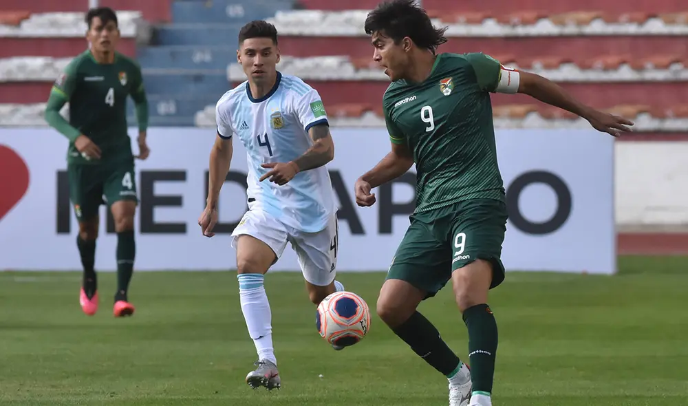 Bolivia busca ante Argentina su primer triunfo en las Eliminatorias Qatar 2022. Foto: AFP Bolivia busca ante Argentina su primer triunfo en las Eliminatorias Qatar 2022. Foto: AFP