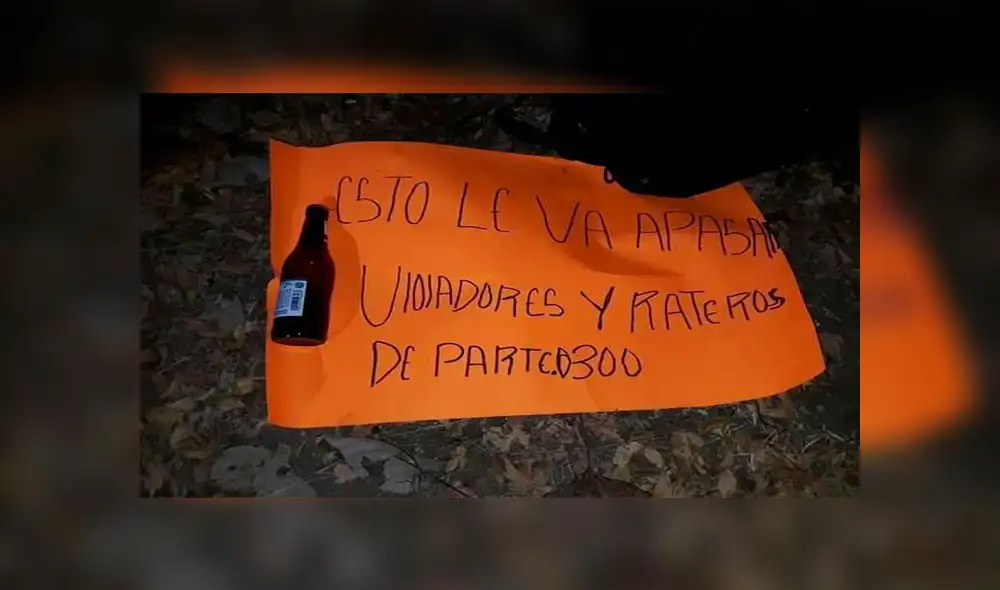 “Esto le pasará a violadores y rateros”: dejan mensaje en cuerpo de hombre asesinado [FOTOS] 