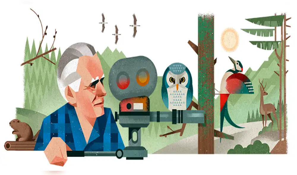 ¿Quién fue Heinz Sielmann? El biólogo y documentalista que Google celebra con un Doodle ¿Quién fue Heinz Sielmann? El biólogo y documentalista que Google celebra con un Doodle