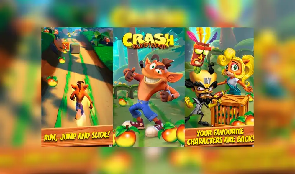 Desliza para ver las fotos filtradas del juego de Crash Bandicoot para celulares. Foto: Captura.