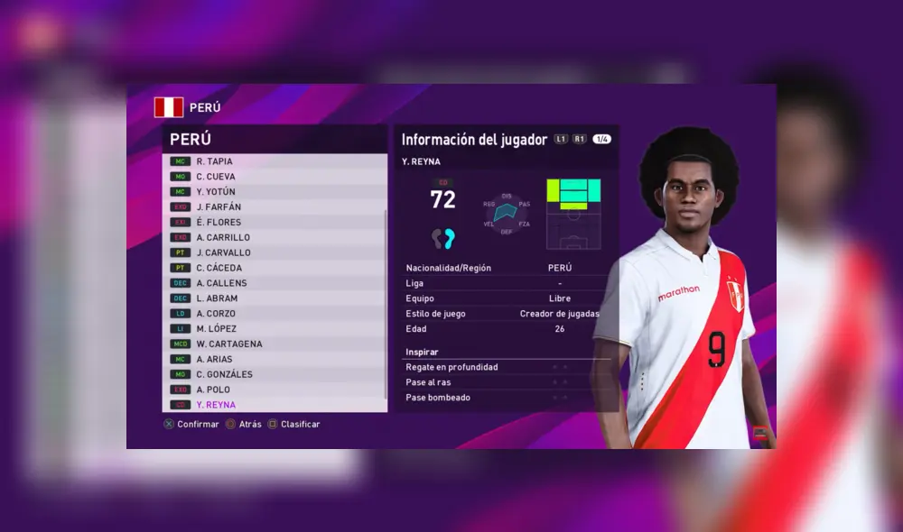 Perú en PES 2020.