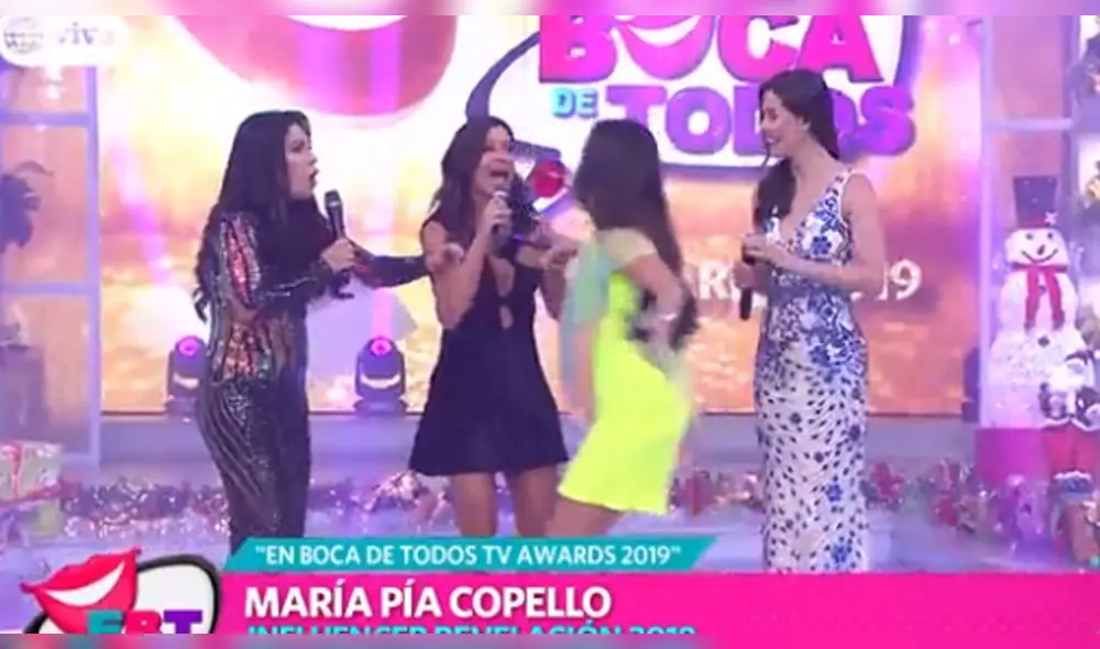 Rebeca Escribens arrebata premio a María Pía Copello [VIDEO]