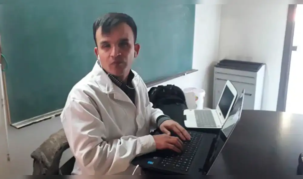 Fútbol argentino: Lucas Romagnoli, el fiel hincha invidente del Villa Mitre. Foto: Facebook. Fútbol argentino: Lucas Romagnoli, el fiel hincha invidente del Villa Mitre. Foto: Facebook.