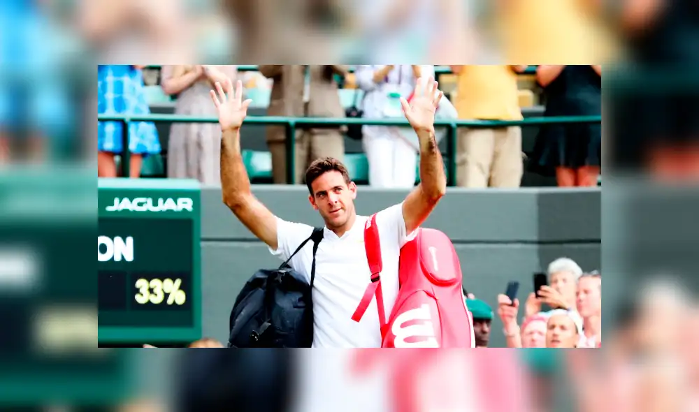 Del Potro derrotó a Feliciano López y avanzó en Wimbledon 2018