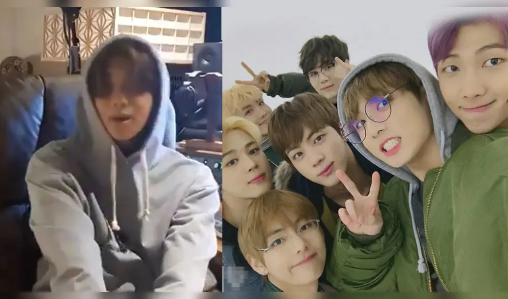 Namjoon realizó un en vivo a través de YouTube,