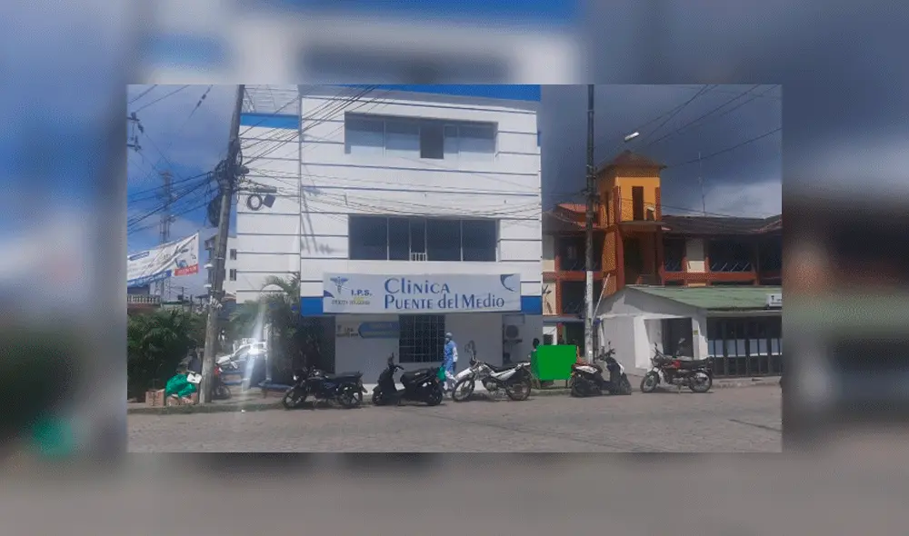 Clínica Puente del Medio, donde ocurrió el incidente. Fuente: Alerta Paisa. Clínica Puente del Medio, donde ocurrió el incidente. Fuente: Alerta Paisa.
