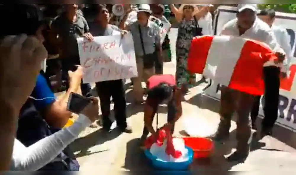 Ciudadanos realizan protestas contra Pedro Chávarry en Piura [VIDEO]