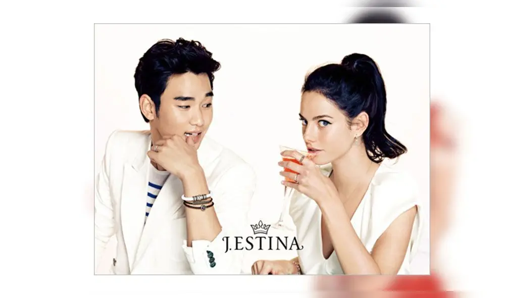 Kaya Scodelario y Kim Soo Hyun en romántico CF del 2012. Foto: Naver