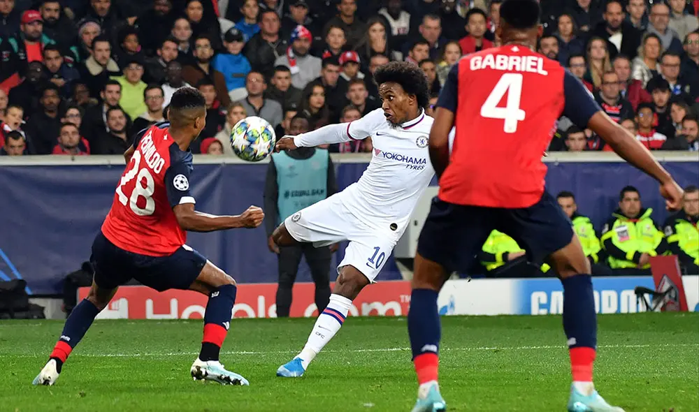 Willian marcó el tanto de la victoria para el Chelsea. (Créditos: AFP) Willian marcó el tanto de la victoria para el Chelsea. (Créditos: AFP)